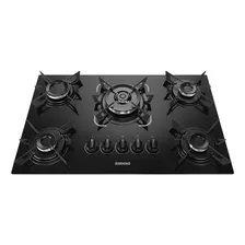 Cooktop 5 Bocas A Gás Itatiaia Electra Glass Tripla Chama Acendimento Superautomático Preto Bivolt Foto mini 3
