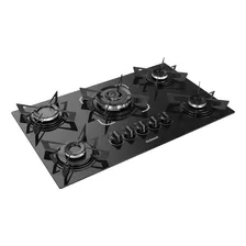 Cooktop 5 Bocas A Gás Itatiaia Electra Glass Tripla Chama Acendimento Superautomático Preto Bivolt Foto mini 2