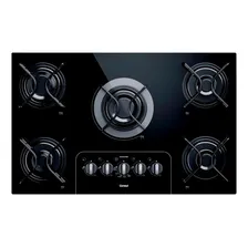Cooktop 5 bocas a gás preto Cd075ae Consul Foto mini 2