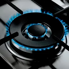 Cooktop 5 Bocas Brastemp Gourmand Inox Com Duplachama E Trem 220V Foto mini 4