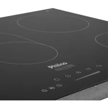 Cooktop 5 Bocas Elétrico Philco Pct05vc Volcano 8400w 220v Cor Preto Foto mini 4
