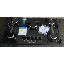 Cooktop 5 Bocas Fogão A Gás Atalanta Preto Realce Bivolt Biv Foto mini 4