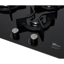 Cooktop 5 Bocas Infinity Mesa Vidro Temperado Biv Fischer Foto mini 4