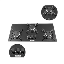 Cooktop A Gas 3 Bocas Stelar Preto Bivolt Automatico Foto mini 4