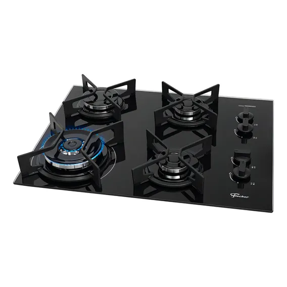 Cooktop A Gás Fischer 4 Bocas Fit Line Tripla Chama Foto 1