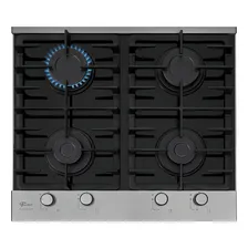 Cooktop A Gás Fischer 4 Bocas Platinium Trempe Ferro Fundido Foto mini 1