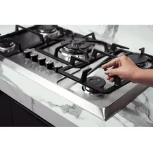 Cooktop A Gás Fischer 5 Bocas Tripla Chama Infinity Bivolt Foto mini 4