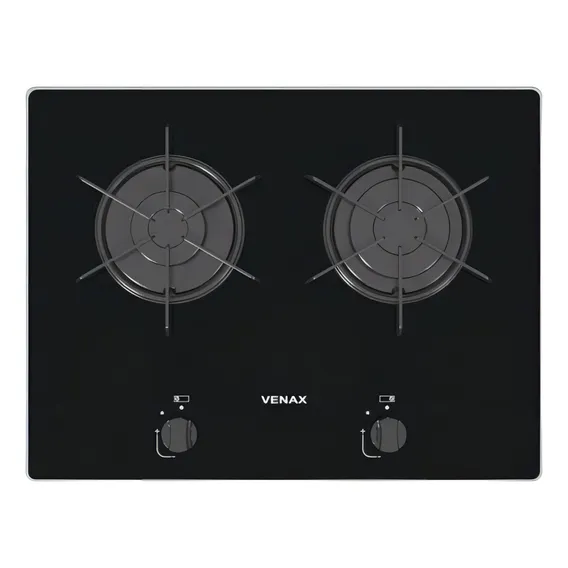 Cooktop Arena Linear 2q Preto Gas Glp Foto 1
