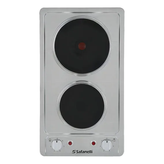 Cooktop Elétrico Safanelli De Embutir Em Aço Inox Prime 220v Cor Cinza Foto 1