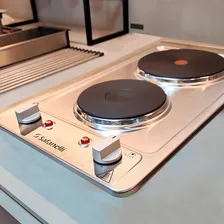Cooktop Elétrico Safanelli De Embutir Em Aço Inox Prime 220v Cor Cinza Foto mini  2