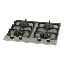 Cooktop Fischer 4 Queimadores Platinium Aço Escovado Bivolt Foto mini 1