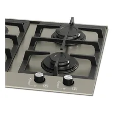 Cooktop Fischer 4 Queimadores Platinium Aço Escovado Bivolt Foto mini 3