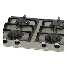 Cooktop Fischer 4 Queimadores Platinium Aço Escovado Bivolt Foto mini 2