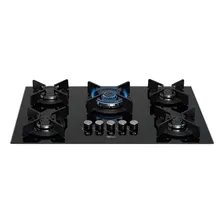 Cooktop Fischer 5 Bocas Tripla Chama Infinity Gás Preto Foto mini 1