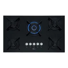 Cooktop Fischer 5 Bocas Tripla Chama Infinity Gás Preto Foto mini 3