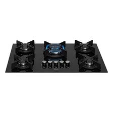 Cooktop Fischer 5 Bocas Tripla Chama Infinity Gás Preto 110v/220v Foto mini 1