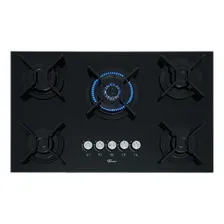 Cooktop Fischer 5 Bocas Tripla Chama Infinity Gás Preto 110v/220v Foto mini 3