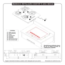 Cooktop Fogatti Safe Ferro Fundido 4 Bocas A Gas Cor Preto Bivolt Foto mini 2