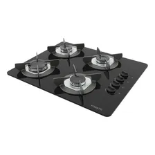Cooktop Fogatti Safe Ferro Fundido 4 Bocas A Gas Cor Preto Bivolt Foto mini 1
