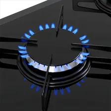 Cooktop À Gás Philco Cook Chef 5 Bocas Vidro Temperado-biv Cor Preto 110v/220v Foto mini 3