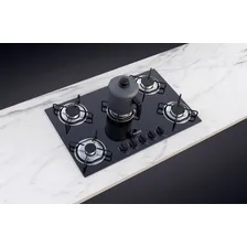 Cooktop à Gás Tramontina Brasil 5 Bocas Preto ? Bivolt Foto mini  2