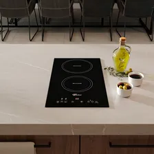 Cooktop Indução 2q 220v Touch Mesa Vitrocerâmica Fischer Cor Preto Foto mini  2