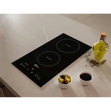 Cooktop Indução 2q 220v Touch Mesa Vitrocerâmica Fischer Cor Preto Foto mini  3