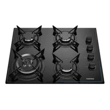 Cooktop Midi Pop Art Itatiaia 4q Tripla Chama Preto Bivolt Foto mini 1