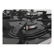 Cooktop Safanelli Gourmet 5 Bocas Preto Gray Fsz508 Bivolt 127/220V Foto mini  3