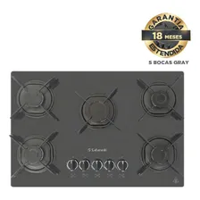 Cooktop Safanelli Gourmet 5 Bocas Preto Gray Fsz508 Bivolt 127/220V Foto mini 4
