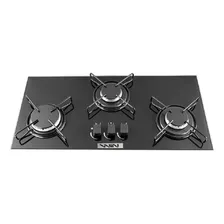 Cooktop Win 3 Bocas de Embutir Acend Autom Preto Foto mini 3