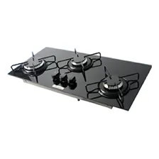 Cooktop Win 3 Queimadores de Embutir Acendimento Automático Preto Foto mini  3