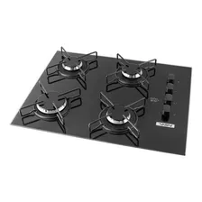 Cooktop Win 4 Bocas De Embutir Preto Acend. Automático Biv. 110V/220V Foto  mini 1