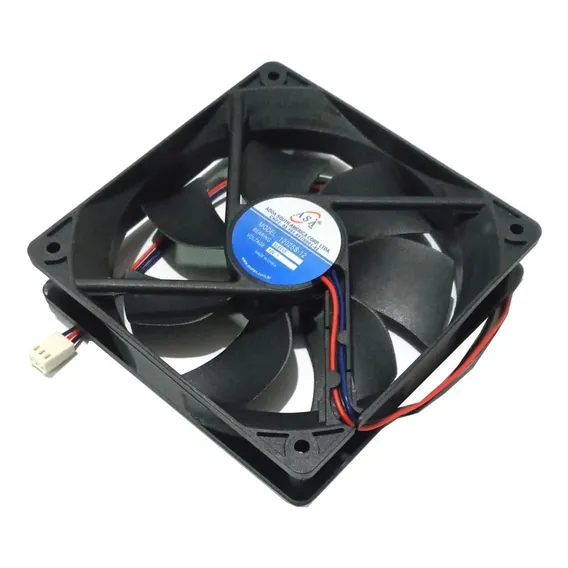 Cooler 12v 12025s-12 120x120x25mm Bucha 3000 Rpm Amp.: 0,37 Led Sem Led Foto 1