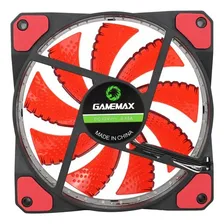 Cooler 32 Led Vermelho 120mm 12cm Ventoinha Gamemax Gf12r Foto mini 1