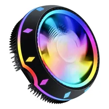 Cooler Cpu Gamer Rgb Rainbow Processador Intel Lga Amd 3pin Led Colorido Foto  mini 1