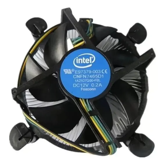 Cooler Cpu Intel E97379-003 1150/1151/1155/1156 I3 I5 I7 100 Unidades Led Foto 1