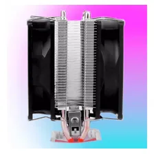Cooler Duplo Rgb Fan Pc Intel Amd 775 1151 1155 Am3+ Am4 Foto mini  3