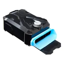 Cooler Extrator Multilaser Para Notebook Gamer Warrior Ac268 Cor Preto/azul Foto mini 4
