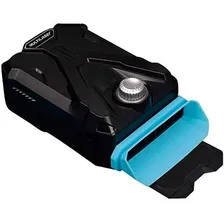 Cooler Extrator Multilaser Para Notebook Gamer Warrior Ac268 Cor Preto/azul Foto mini 2