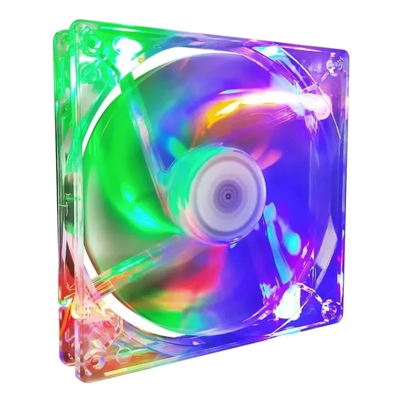 Cooler Fan 14cm 140mm Com Led Colorido Ventoinha Gabinete Foto 1