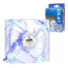 Cooler Fan Dex 80mm Dx8t Led Azul Foto mini  3