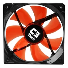 Cooler Fan F7-l100 Vermelho Storm 12cm Com Led C3t Foto mini 1