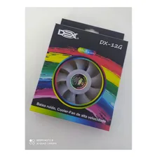 Cooler Fan Gabinete Rgb 120mm X 120mm 8 Leds Dex - Dx-12g Foto mini 2