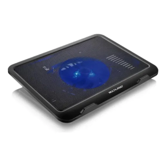 Cooler Notebook Slim Multilaser Ac263 - 17 Led Azul Foto 1