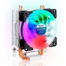 Cooler P/ Processador 2 Heatpipes Hidráulico Rgb - Intel/amd Foto mini 1