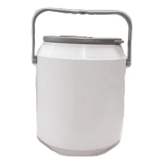 Cooler Para 10 Latas Branco Liso Térmico Foto 1