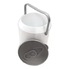 Cooler Para 10 Latas Branco Liso Térmico Foto mini 2
