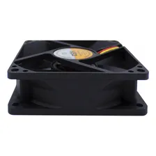 Cooler Para Gabinete 8 Cm 80mm 80x80x25mm 2 Plugues Foto mini 3