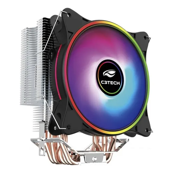 Cooler Para Processador Cpu Rgb Ryzen Intel 775 1150 1151 55 Foto 1